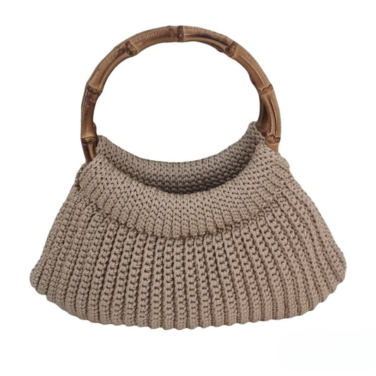 Bamboo Horizon Crocheted Handbag Code: CHBG005