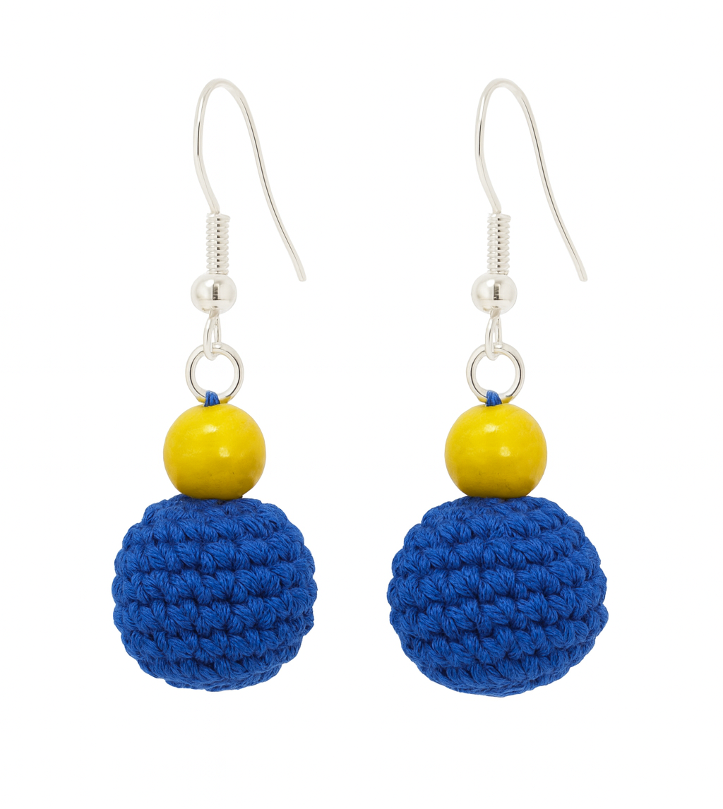Bubble Pops Crocheted Earrings Code: ERC0018