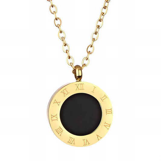Midnight Roman Necklace         Code: NKGP002