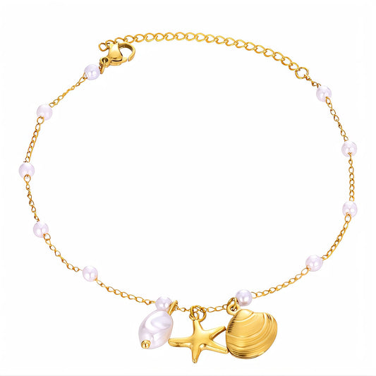 Seashore Vibes Anklet    Code: ANKGP002