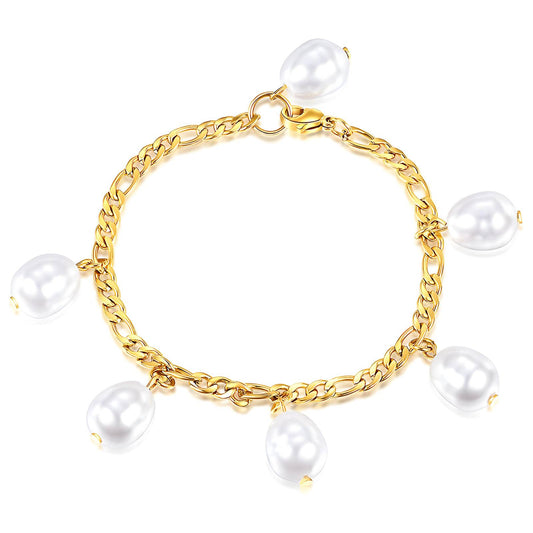 Pearl Drop Bracelet    Code: BRGP009