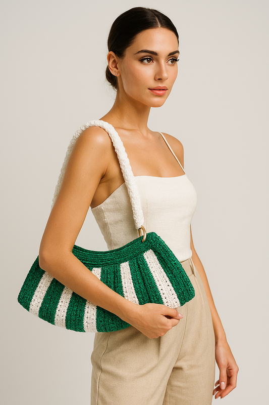 Crocheted Handbag   Code: CHBG009