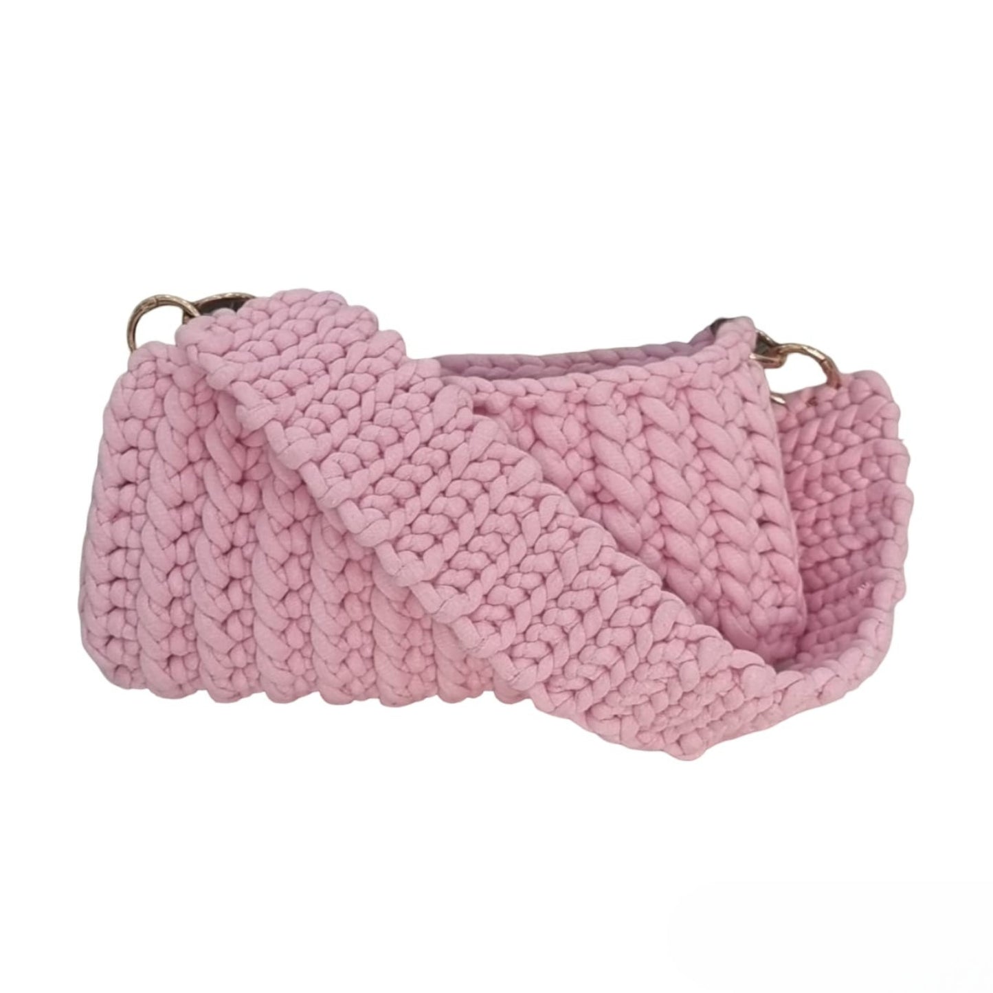 Blush Grandeur Crocheted Shoulder Bag       Code: CHBG008