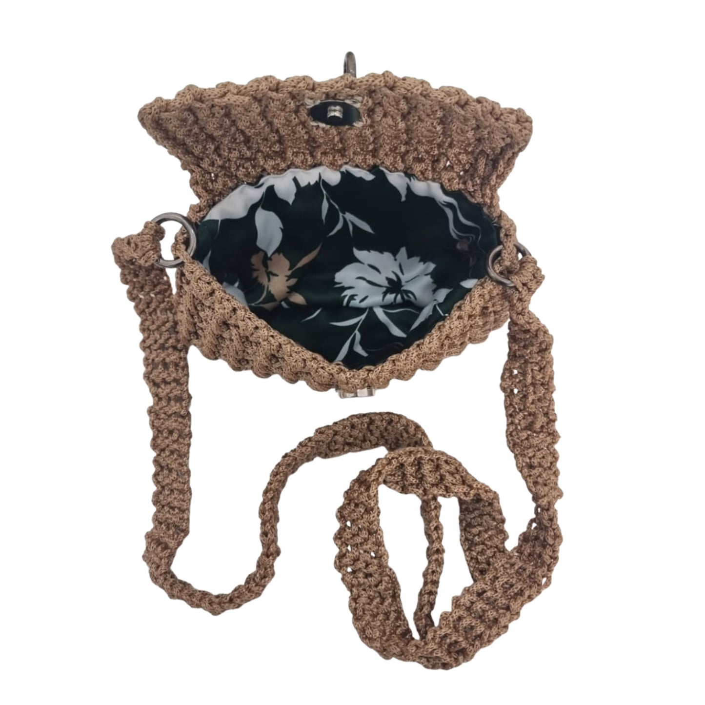 Sahara Twilight Crochet Crossbody Crocheted Cross Bag       Code: CHBG007