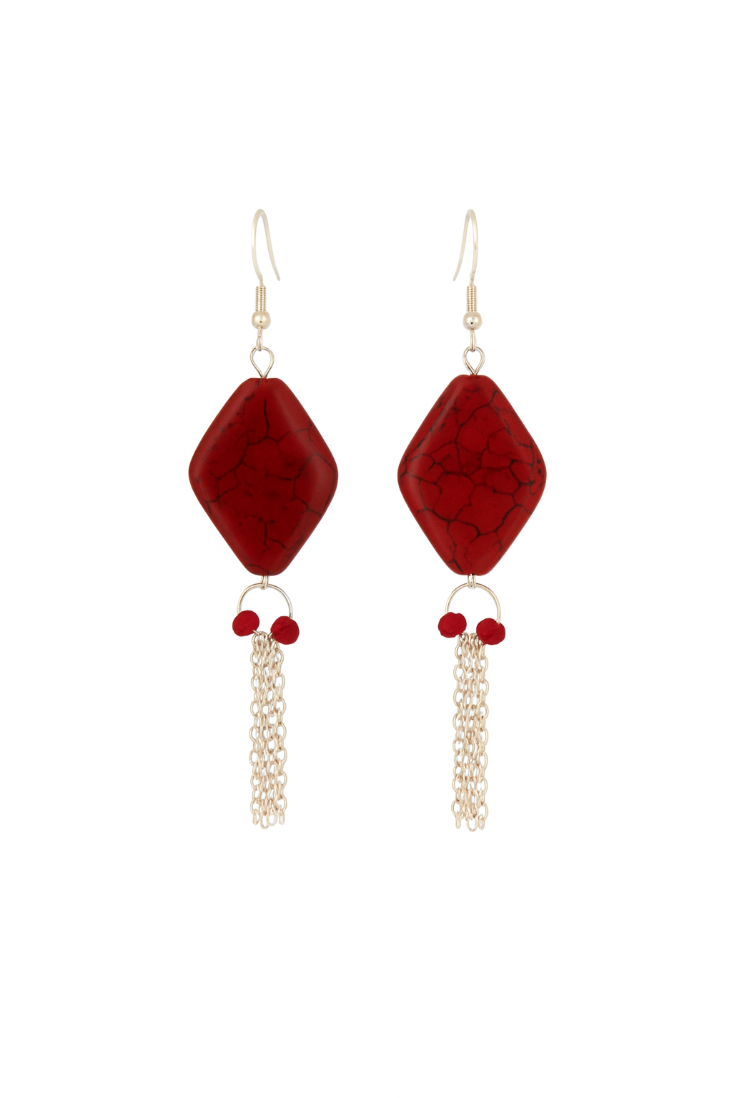 Crimson Drape Earrings       Code: ER002