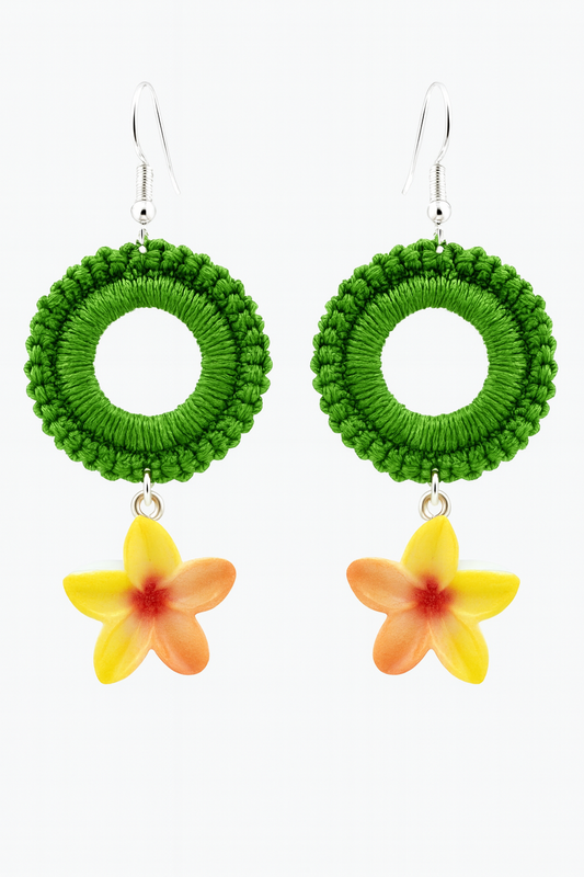 Pua Lani Crocheted Earrings                    Code: ERC0011