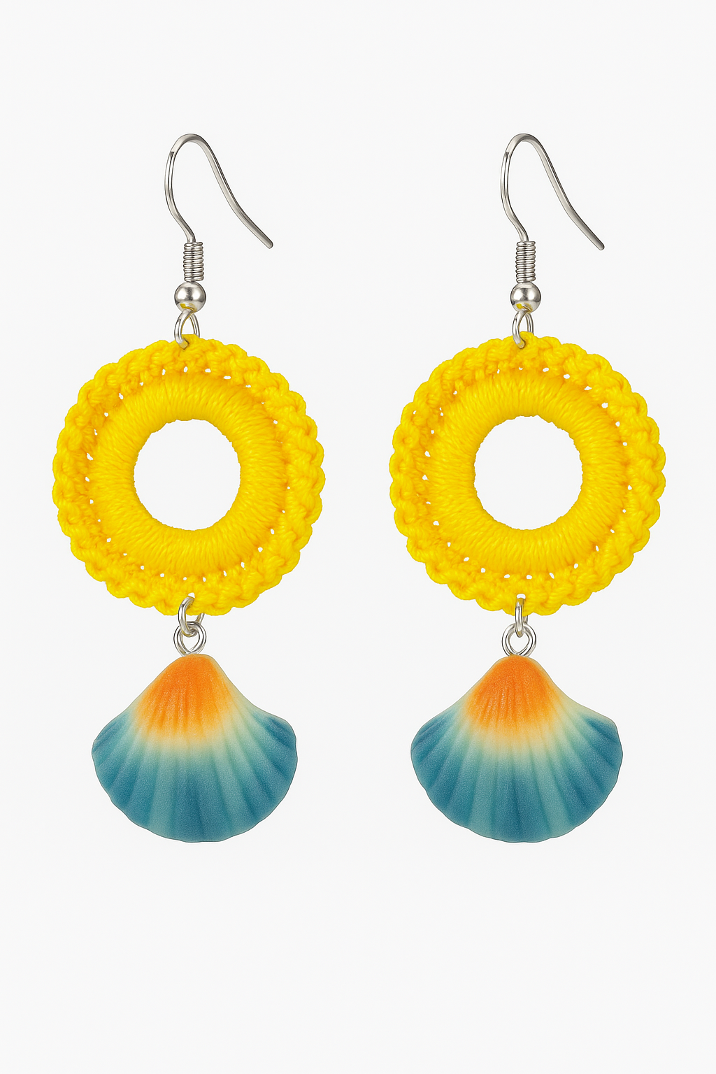 Oceanflare Crocheted Earrings                  Code: ERC0012