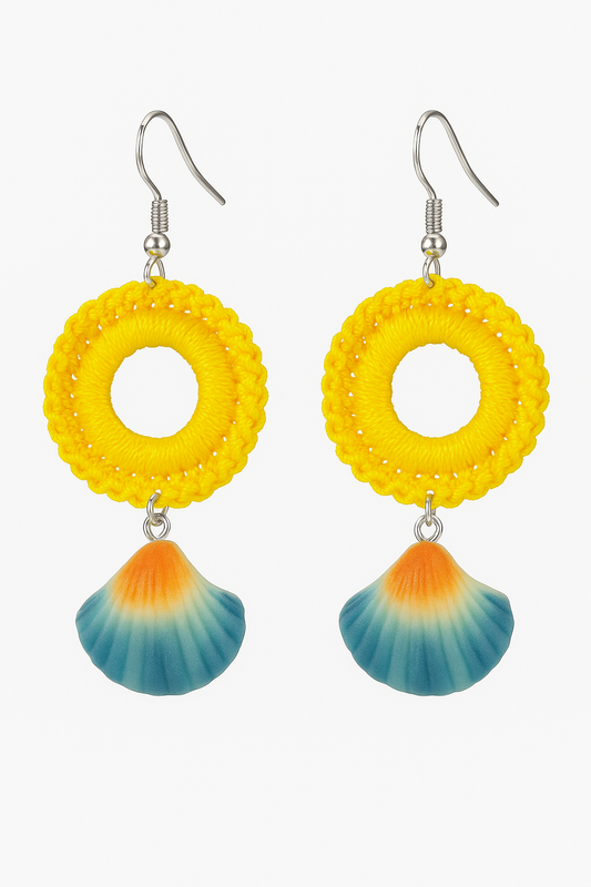 Oceanflare Crocheted Earrings                  Code: ERC0012