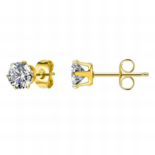 Solitaire Stud Earrings      Code: ERGP0010