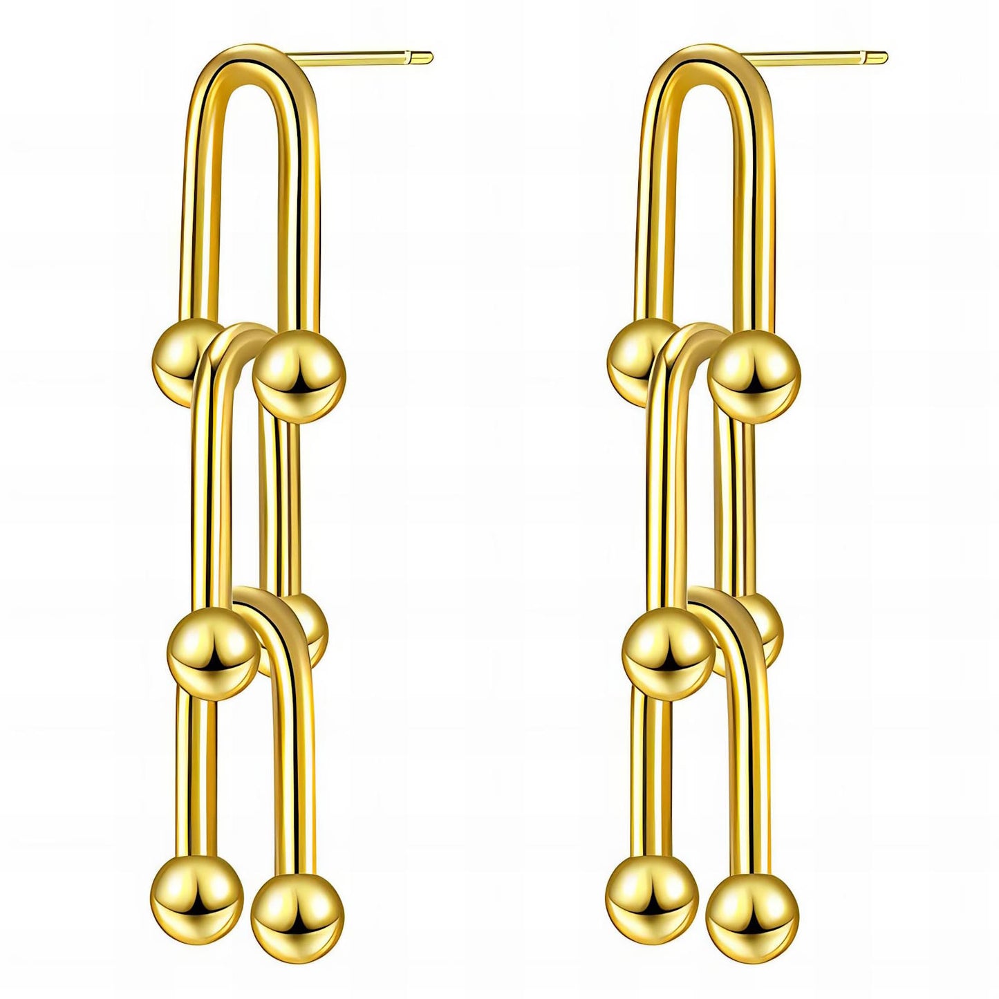 Golden Axis Earrings    Code: ERGP0012