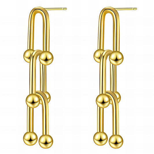 Golden Axis Earrings    Code: ERGP0012