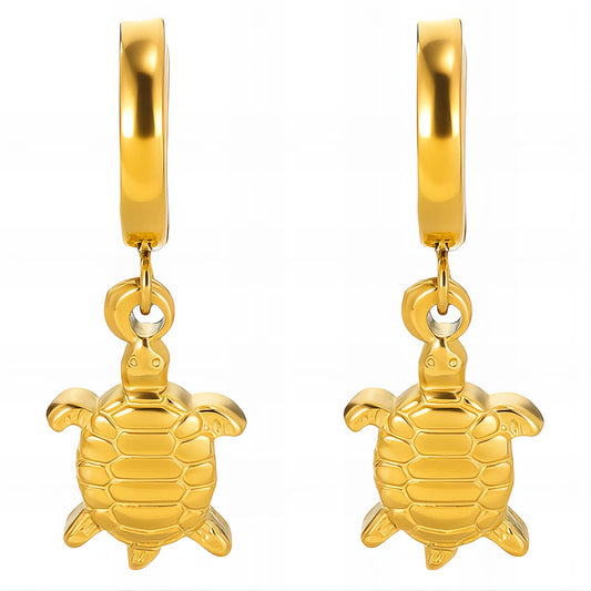 Golden Turtle Earrings    Code: ERGP0016