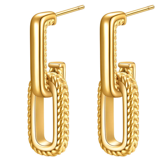 Twist & Shine Earrings     Code: ERGP0020