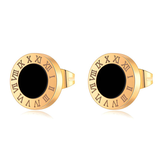 Midnight Roman Earrings    Code: ERGP004