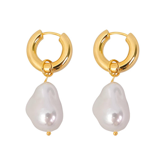 Oceana Pearl Earrings       Code: ERGP006