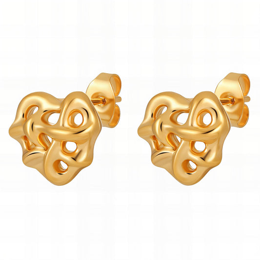 Sculpted Stud Earrings       Code: ERGP008