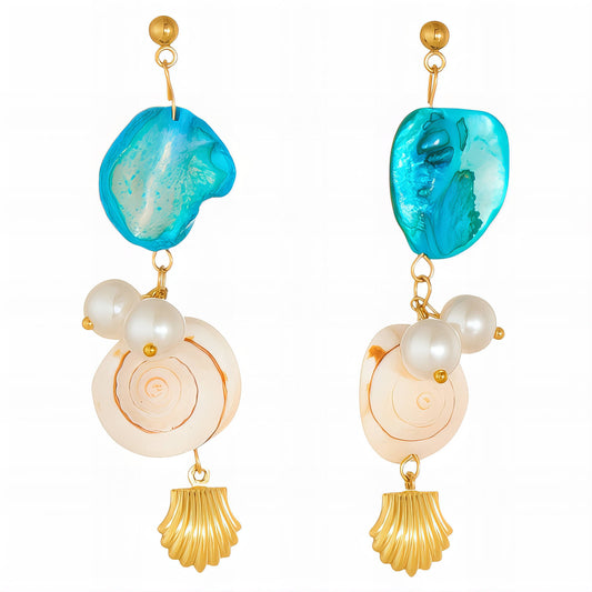 Ocean Muse Earrings      Code: ERGP009