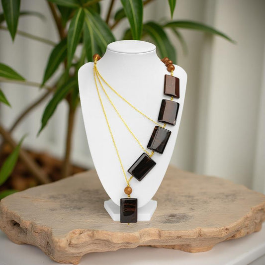 Terracotta Cascade Necklace   Code: NK0019