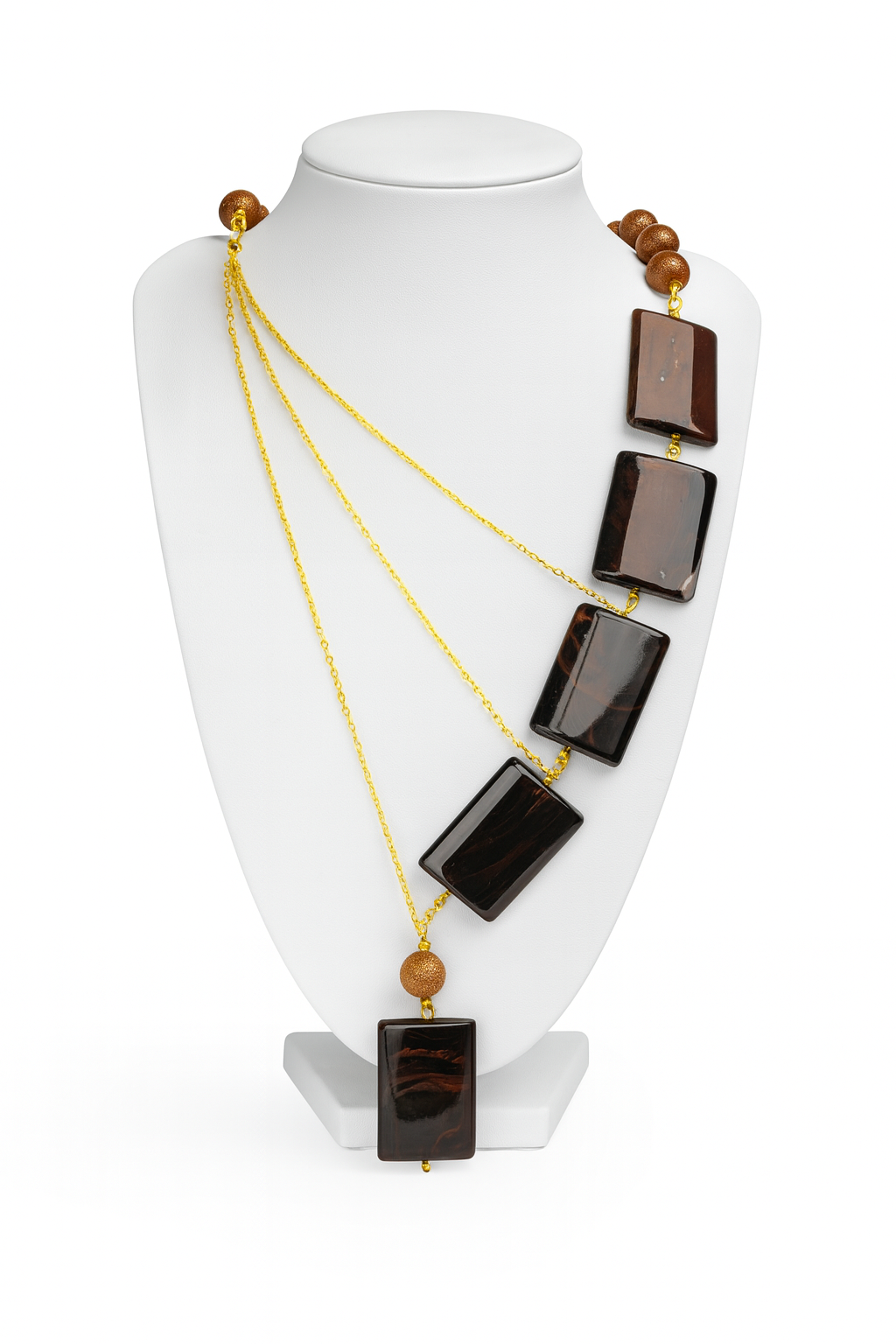 Terracotta Cascade Necklace   Code: NK0019