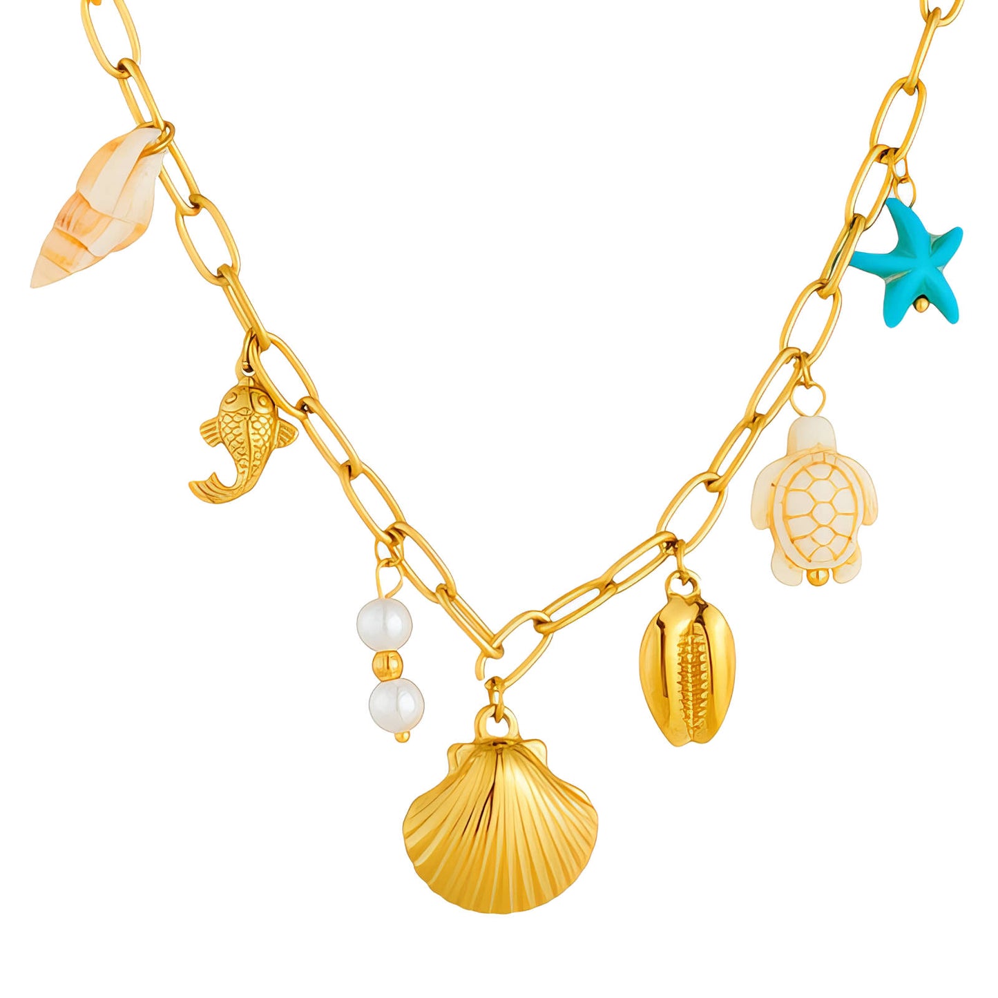 Ocean Treasures Necklace    Code: NKGP0023