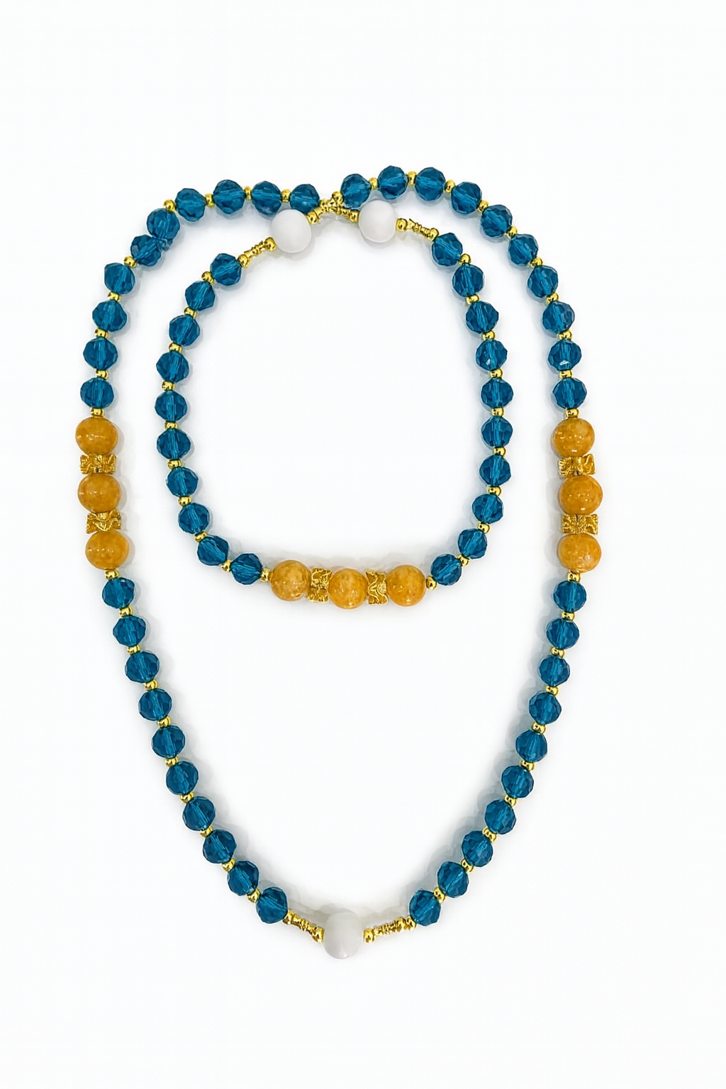 Marigold Radiance Long Necklace    Code: NKL002