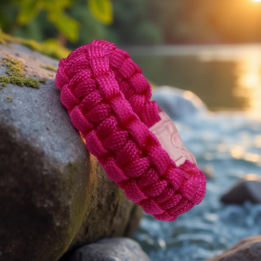 Pink Paracord Survival Bracelet    Code: PRC0017