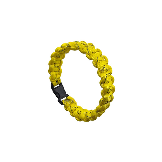 Yellow Fluo Paracord Survival Bracelet    Code: PRC003