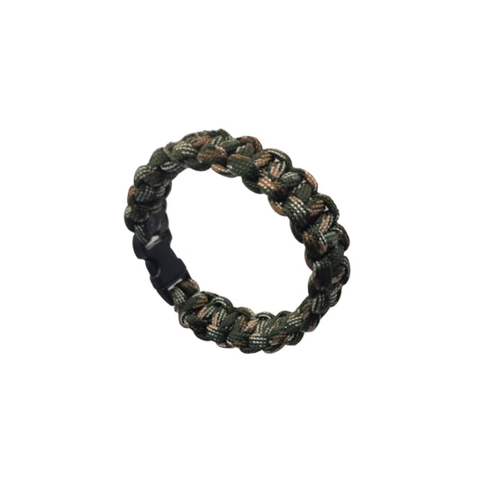 Green/Military Camouflage Paracord Survival Bracelet    Code: PRC004