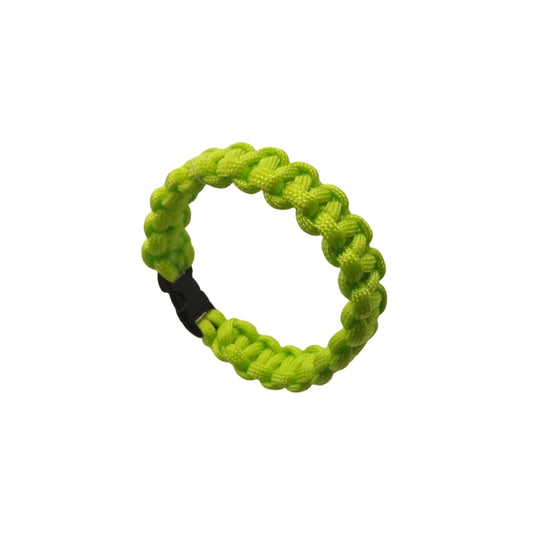 Green Fluo Paracord Survival Bracelet    Code: PRC006