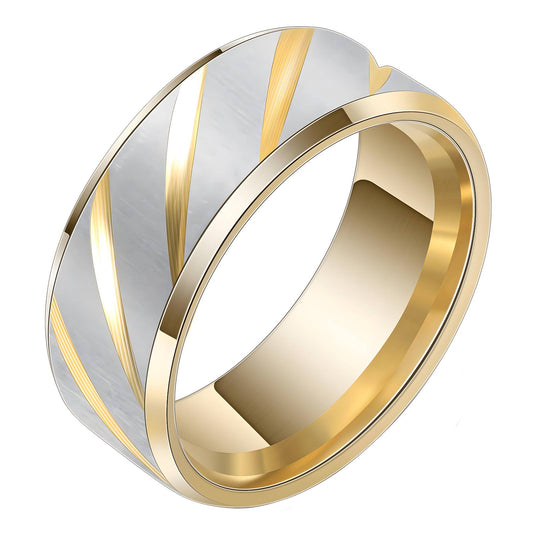 Aurora Stripes Band Ring      Code: RGP0020