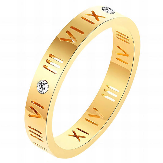 Roman Time Band Ring     Code: RGP0023