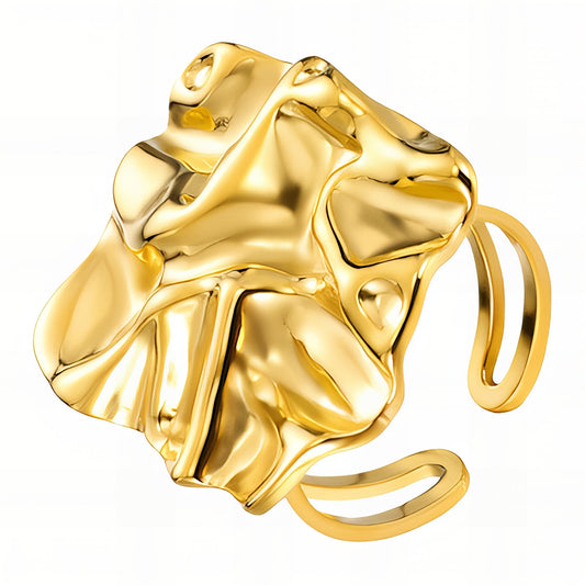 Golden Dune Sculptural Ring       Code: RGP002