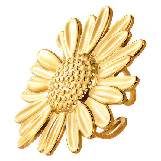 Golden Daisy Ring       Code: RGP009
